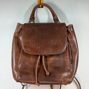 Women's Rachel Roy Leather‎ Backpack Purse with Magnetic Front Closure